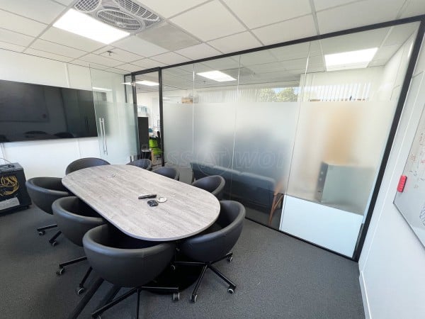 Acoustic Single Glazed Glass Office Partitioning