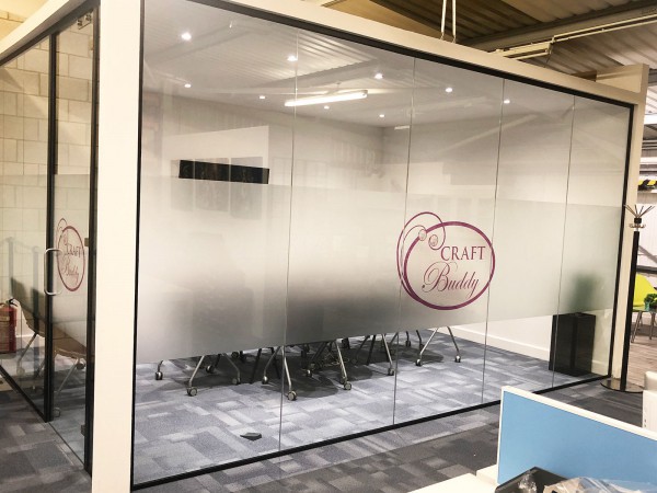 Craft Buddy Ltd (Chesham, Buckinghamshire): Glass Corner Office Pod With Soundproofed Laminated Glazing