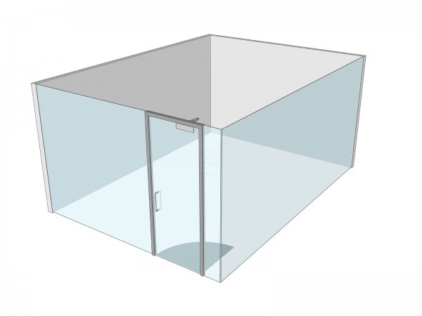 Craft Buddy Ltd (Chesham, Buckinghamshire): Glass Corner Office Pod With Soundproofed Laminated Glazing