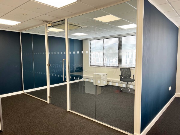 Create Business Hub (Brentwood, Essex): Acoustic Glass Office Wall and Door