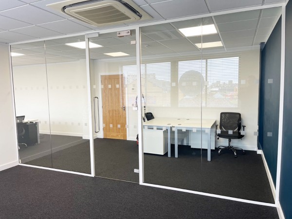 Create Business Hub (Brentwood, Essex): Acoustic Glass Office Wall and Door