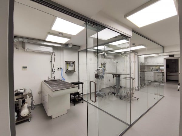 DAA Vet Care (Maida Vale, London): Glass Partitions For Vet Practice Treatment Rooms