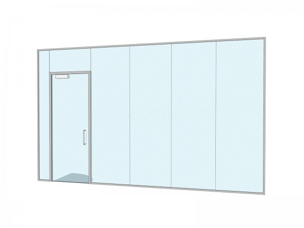 DGA Construct (Cowbridge, Vale of Glamorgan): Laminated Glass Office Partitions