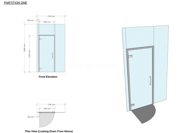 Dental Kids (Chiswick, London): Dentist Surgery Glass Entrance Screen And Door With Soundproofing