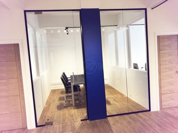 Desfran Holdings Limited (Shoreditch, London): Toughened Glass Meeting Room With Frameless Glazed Door