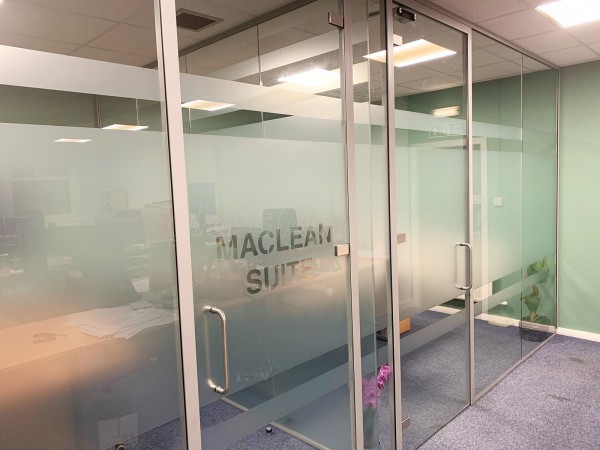 Dougall Baillie Associates (East Kilbride, Scotland): Glass Office Partitions With Acoustic Glazing