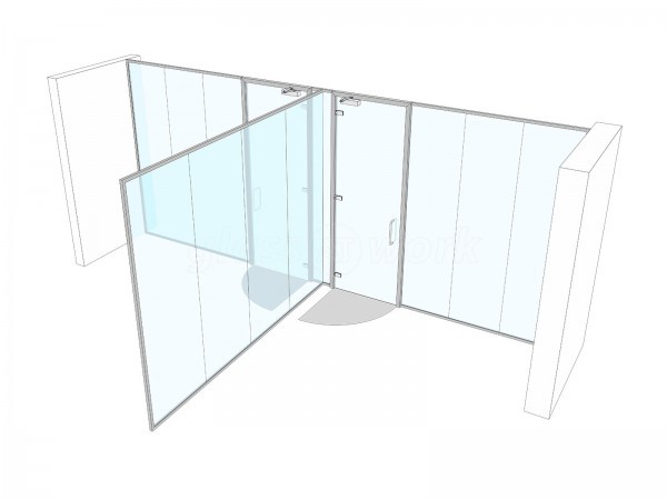 Dougall Baillie Associates (East Kilbride, Scotland): Glass Office Partitions With Acoustic Glazing