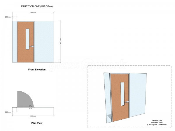 Glass Partitions at Dynapac (Rugby, Warwickshire): Glazed Office ...