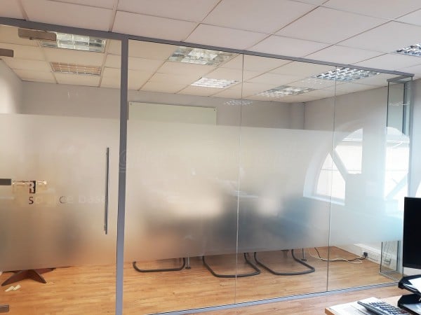 ERP Resource Base (Greenwich, London): Three Sided Glass Room With Framed Glass Door