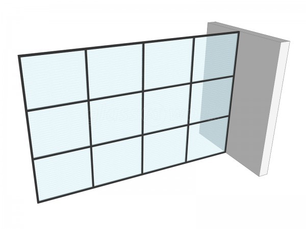 ETFS Capital (Soho, London): Heritage-Style Glass Wall Room Divider