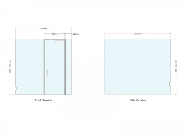 Echo Web Solutions (Peterborough, Cambridgeshire): Toughened Glass Office