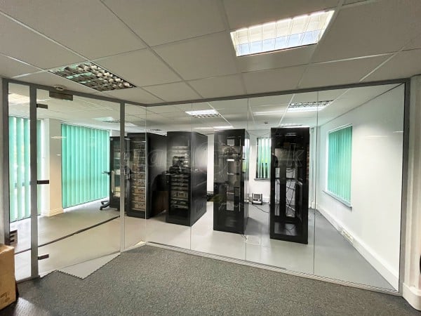 Edge Networks (Gloucester, Gloucestershire): Glass Office and Server Room