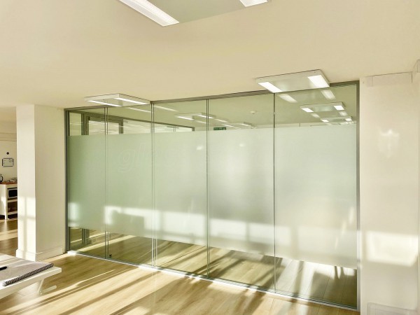 Elevate Education (Fulham, London): Double Glazed Commercial Glass Office Installation With Soundproofing