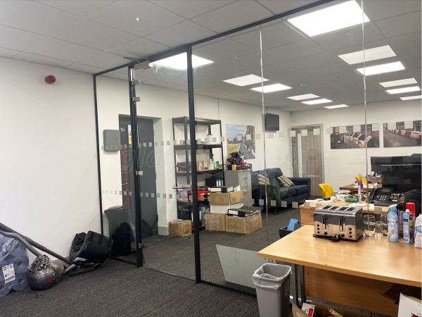 Elite GSS (Middleton, Manchester): Laminated Acoustic Glass Office Dividing Wall