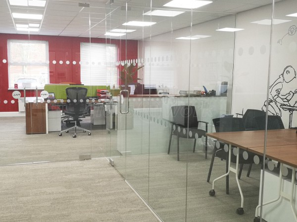 Elsworth Associates Ltd (Wrexham, Wales): Glazed Office Toughened Glass Partitions And Double Doors
