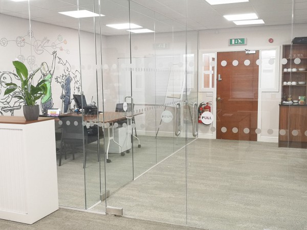 Elsworth Associates Ltd (Wrexham, Wales): Glazed Office Toughened Glass Partitions And Double Doors