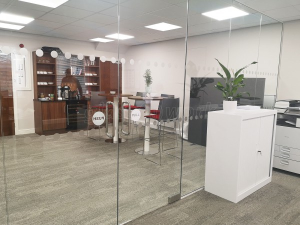 Elsworth Associates Ltd (Wrexham, Wales): Glazed Office Toughened Glass Partitions And Double Doors