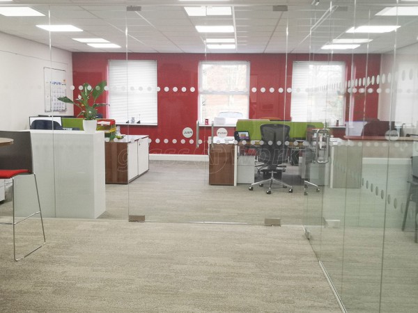 Elsworth Associates Ltd (Wrexham, Wales): Glazed Office Toughened Glass Partitions And Double Doors