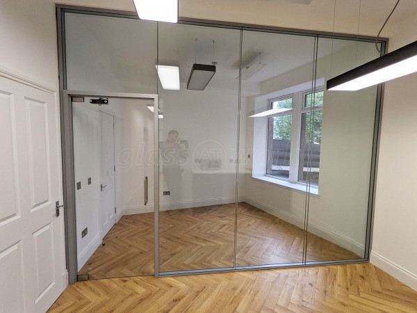 Energy Source Limited (Falkirk, Scotland): Double Glazed Glass Partition Wall [for sound reduction]