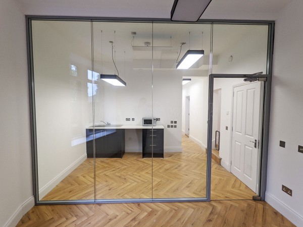 Energy Source Limited (Falkirk, Scotland): Double Glazed Glass Partition Wall [for sound reduction]