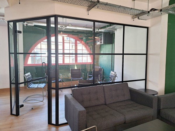 Eurowin Limited (Shoreditch, London): T-Bar Industrial-Style Glass Corner Room