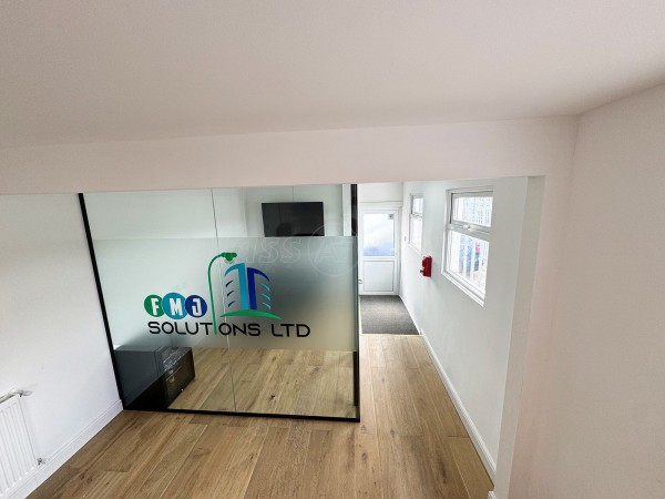 FMJ Solutions (Reading, Berkshire): Glass Corner Office Pod With Window Film