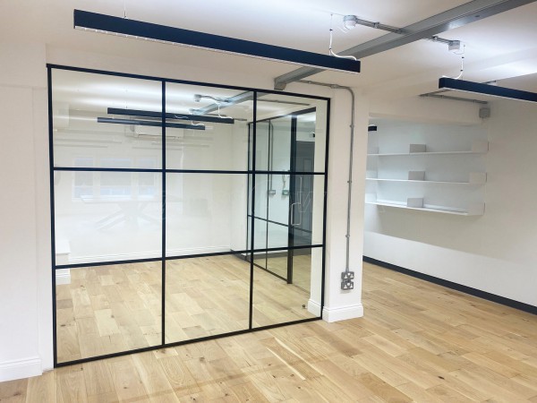 Fabric London (Clerkenwell, London): T-Bar Acoustic Glass Corner Office