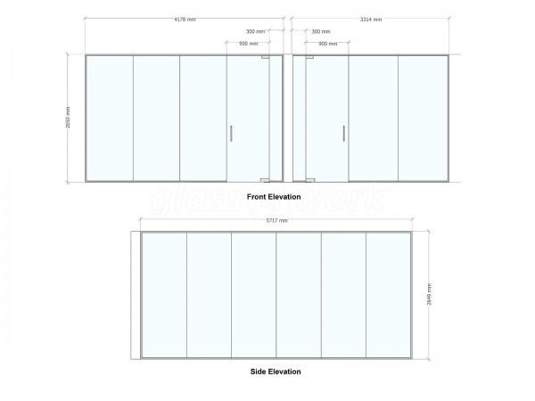 Facilities Solutions (Midlands) (Solihull, West Midlands): Glass Office Partitions With Frameless Doors