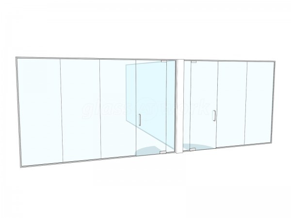 Facilities Solutions (Midlands) (Solihull, West Midlands): Glass Office Partitions With Frameless Doors