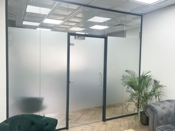 Fairview Financial Management (Rayleigh, Essex): Reception Acoustic Glass Office Partition