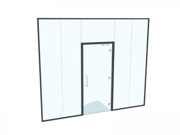 Fairview Financial Management (Rayleigh, Essex): Reception Acoustic Glass Office Partition