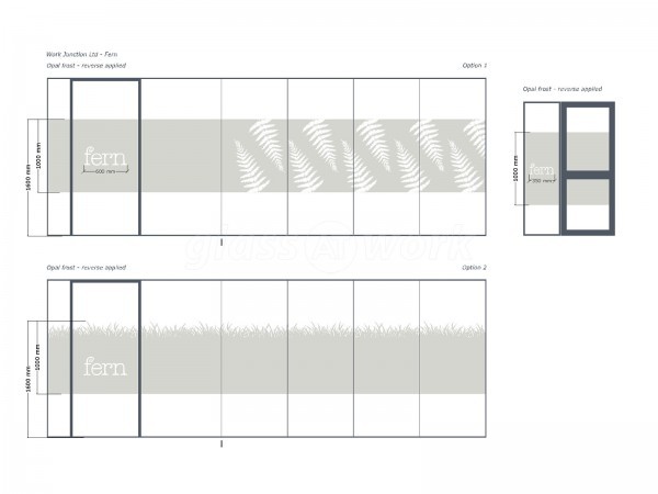 Fern (Moreton-in-Marsh, Gloucestershire): Acoustic Glass Office Meeting Room With Film Manifestation