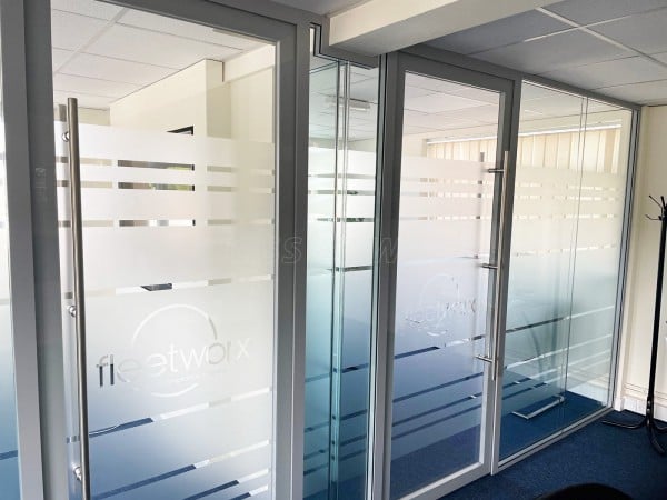 Double Glazed Frameless Glass Office Partitioning