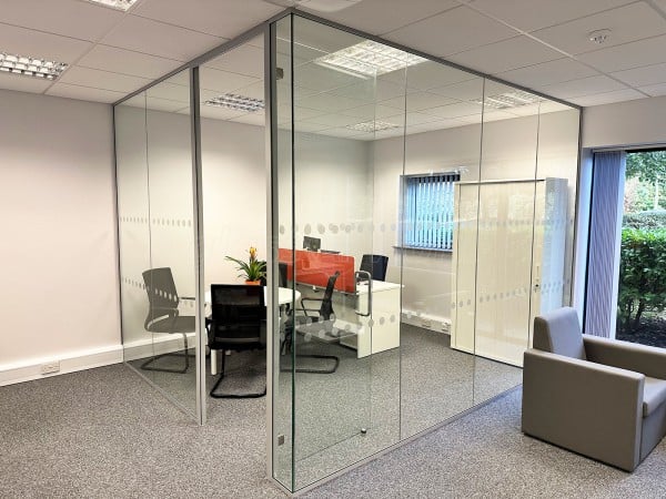 Fluid Branding (Bury St. Edmunds, Suffolk): Glass Corner Office and Meeting Room