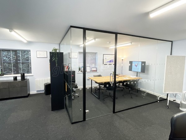 Future Financial Planning (Clacton-on-Sea, Essex): Office Corner Partition With Glass Door