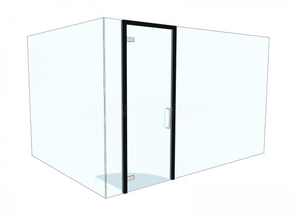 Future Financial Planning (Clacton-on-Sea, Essex): Office Corner Partition With Glass Door