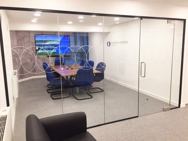 Gordon Moon Properties (Bolton, Greater Manchester): Frameless Glass Corner Room With Bespoke Film