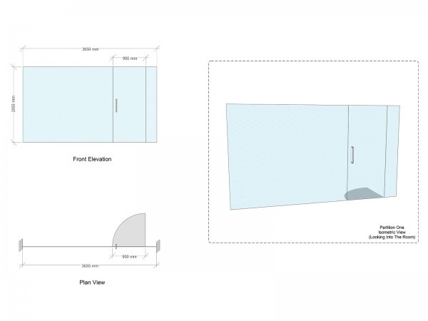 Gordon Moon Properties (Bolton, Greater Manchester): Frameless Glass Corner Room With Bespoke Film