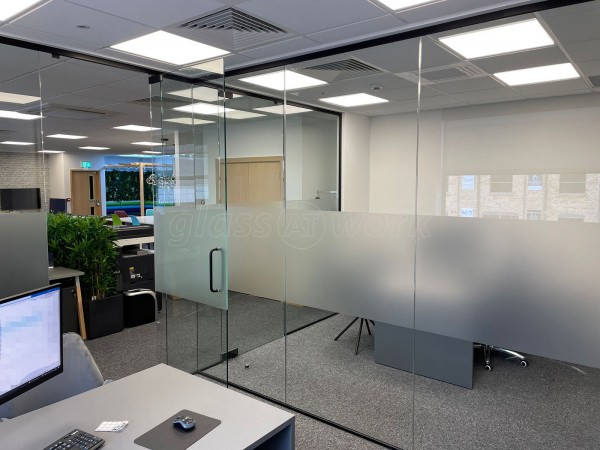 George Wilson Developments (Faversham, Kent): T-Bar and Frameless Glass Office Partitioning