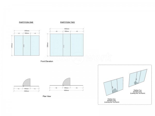 20/30 Labs Ltd (Nene Valley, Northampton): Glazed Office Partitioning