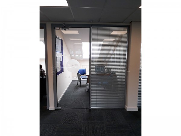 Carlisle & Eden Citizens Advice (Carlisle, Cumbria): Double Glazed Partitions With Integrated Blinds For Privacy