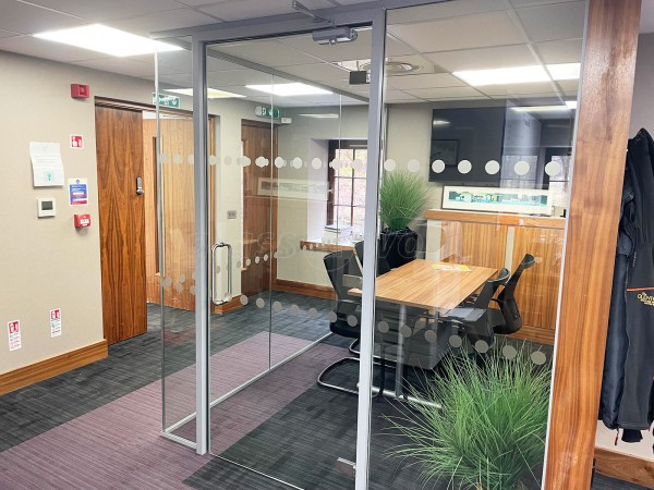 The Glenturret Distillery (Crieff, Scotland): Acoustic Glass Corner Office