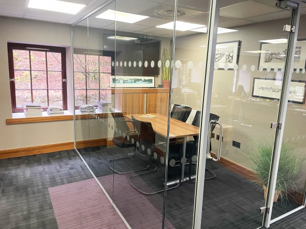The Glenturret Distillery (Crieff, Scotland): Acoustic Glass Corner Office