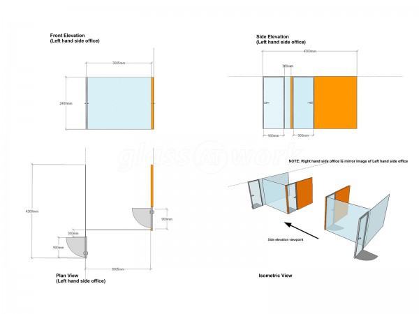 Dales Marine Services / Garvel Clyde (Greenock, Renfrewshire): Glass Office Walls and Doors