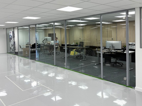HB Sensors (Bognor Regis, West Sussex): Multiple Glass Partition Offices