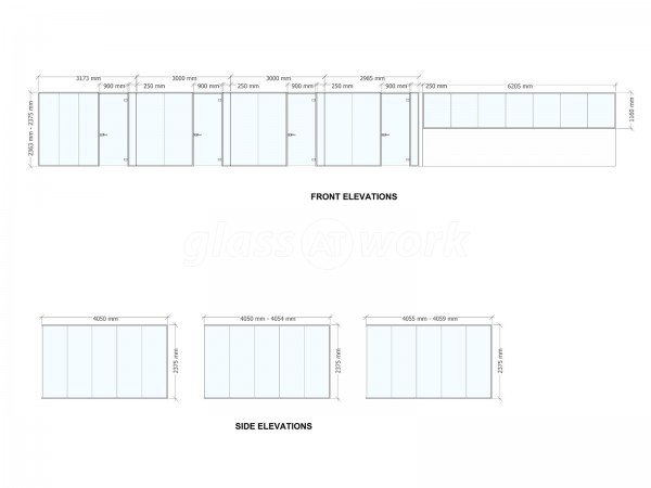 HB Sensors (Bognor Regis, West Sussex): Multiple Glass Partition Offices