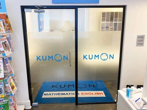 Harrogate Kumon Centre (Harrogate, North Yorkshire): Acoustic Frameless Glass Wall With Black Framework