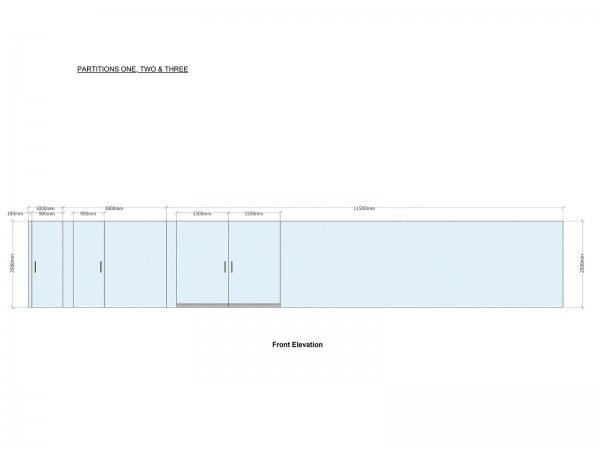 Woodstock Trading Company (Hereford, Herefordshire): Glass Partitioning With Extra Wide Frameless Doors