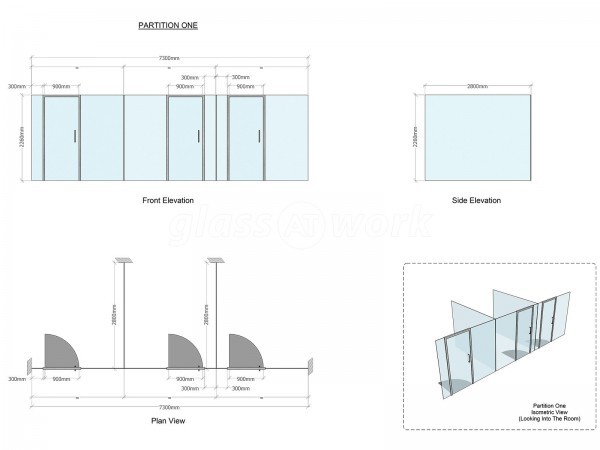 Business Savings Experts (Harpenden, Hertfordshire): Glass Office Walls With Black Frame