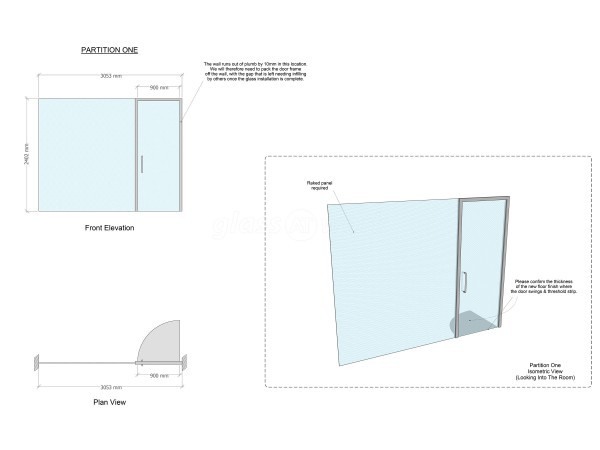 HireACamera.com Ltd (Mayfield, Sussex): Office Glass Screens and Doors